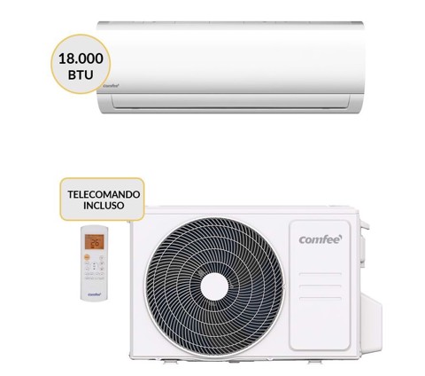 Comfeè Condizionatore MONO split 18000 btu CFCFW18BOU + CFCFW18BIU Climatizzatore Fisso