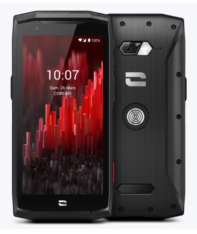 Crosscall CORE-M5 12,6 cm (4.95") Dual SIM ibrida 4G USB tipo-C 4 GB 64 GB 4000 mAh Nero