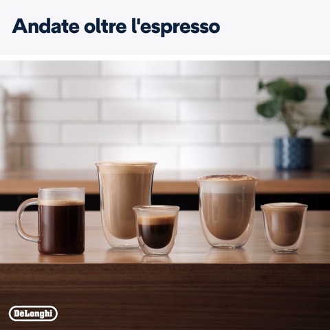 De’Longhi Dedica Arte La Specialista Arte - Macchina per Caffè in chicchi Manuale, Montalatte manuale, 1400W, Metal Black