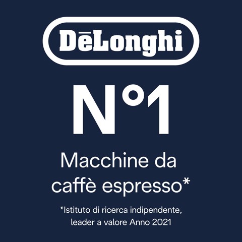 De’Longhi Dedica Arte La Specialista Arte - Macchina per Caffè in chicchi Manuale, Montalatte manuale, 1400W, Metal Black