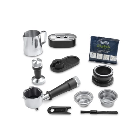 De’Longhi Dedica Arte La Specialista Arte - Macchina per Caffè in chicchi Manuale, Montalatte manuale, 1400W, Metal Black (EC9155.MB)