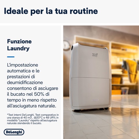 De’Longhi Deumidificatore 25L/24h