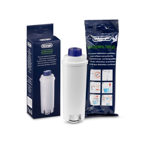 De’Longhi DLSC002, Filtro Acqua, Addolcitore e Purificatore per Macchine Automatiche Per Caffè in Chicchi