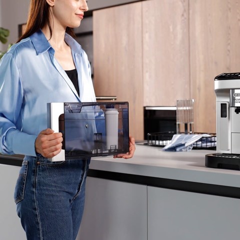 De’Longhi DLSC002, Filtro Acqua, Addolcitore e Purificatore per Macchine Automatiche Per Caffè in Chicchi