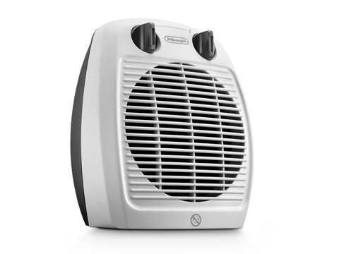 DeLonghi HVA3220 stufetta elettrica Interno Grigio, Bianco 2000 W Riscaldatore ambiente elettrico con ventilatore