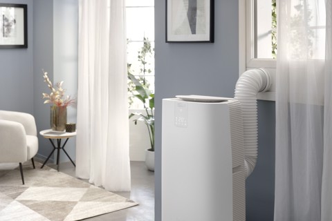 De’Longhi Pinguino - Climatizzatore portatile monoblocco, Bianco (PACAP98GENTLEJET)
