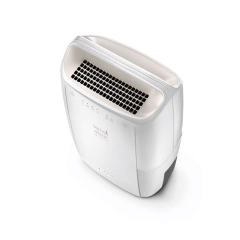 De’Longhi Tasciugo AriaDry - Deumidificatore, Capacità deumidificazione 10l/24h, Serbatoio 2,1L, Bianco (DEX210SF)