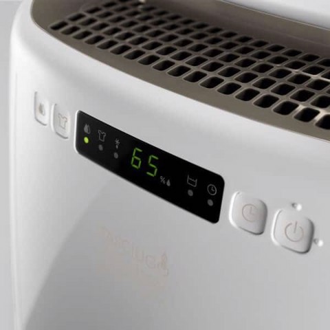 De’Longhi Tasciugo AriaDry - Deumidificatore, Capacità deumidificazione 14l/24h, Serbatoio 2,1L, Bianco (DEXD214RF)