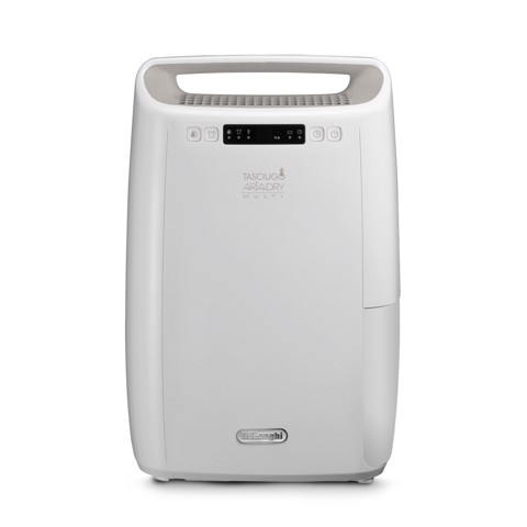 De’Longhi Tasciugo AriaDry - Deumidificatore, Capacità deumidificazione 14l/24h, Serbatoio 2,1L, Bianco (DEXD214RF)