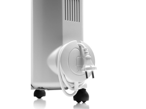 De’Longhi TRRS 0715 stufetta elettrica Interno Bianco 1500 W Riscaldatore ambiente elettrico a olio