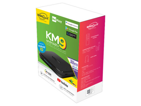 Digiquest KM9 Nero Wi-Fi Collegamento ethernet LAN