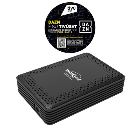 Digiquest RICD1248 set-top box TV Satellite Full HD Nero