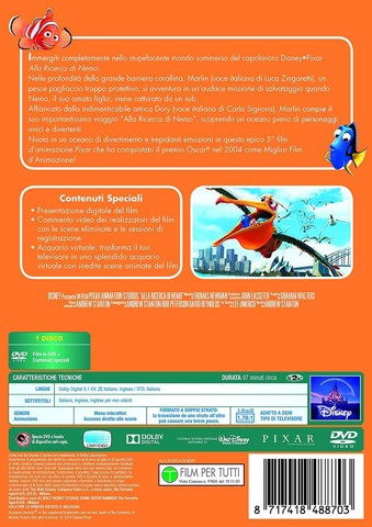 Disney Alla Ricerca di Nemo