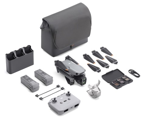 DJI Air 3s 4 rotori Quadrirotore 50 MP 3840 x 2160 Pixel 4276 mAh Grigio