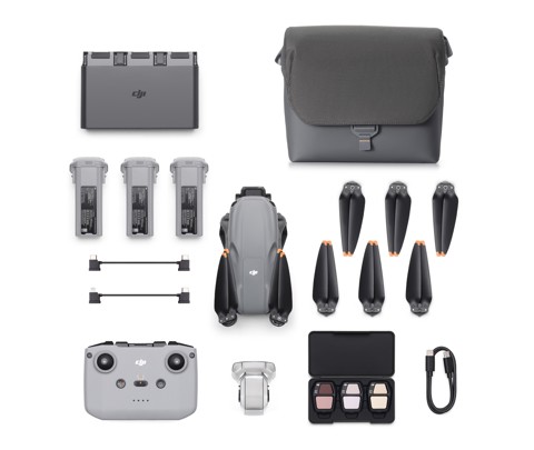 DJI Air 3s 4 rotori Quadrirotore 50 MP 3840 x 2160 Pixel 4276 mAh Grigio