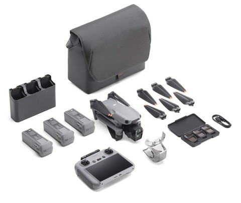 DJI Air 3s Fly More Combo 4 rotori Quadrirotore 50 MP 3840 x 2160 Pixel 4276 mAh Grigio