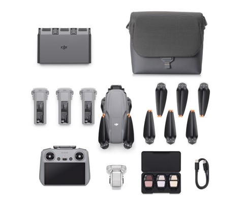 DJI Air 3s Fly More Combo 4 rotori Quadrirotore 50 MP 3840 x 2160 Pixel 4276 mAh Grigio