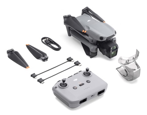 DJI Air 3s RC-N3 4 rotori Quadrirotore 50 MP 3840 x 2160 Pixel 4276 mAh Grigio