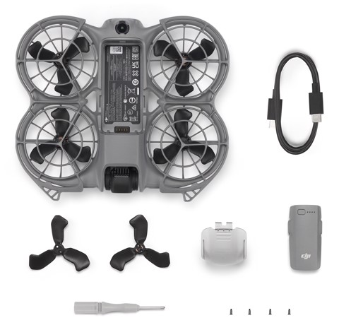 DJI Neo 2 (Drone Only) 4 rotori Quadrirotore 12 MP 2688 x 1512 Pixel 1606 mAh Nero, Grigio
