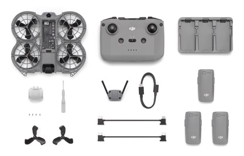 DJI Neo 2 Fly More Combo 4 rotori Quadrirotore 12 MP 2688 x 1512 Pixel 1606 mAh Nero, Grigio