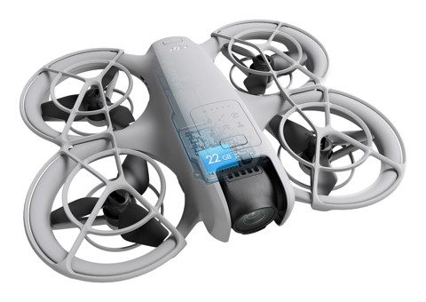 DJI Neo 4 rotori Quadrirotore 12 MP 3840 x 2880 Pixel 1435 mAh Nero, Bianco