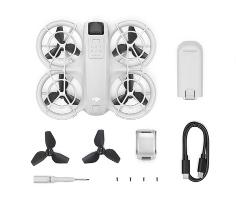 DJI Neo 4 rotori Quadrirotore 12 MP 3840 x 2880 Pixel 1435 mAh Nero, Bianco