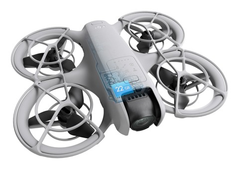 DJI Neo Fly More Combo 4 rotori Quadrirotore 12 MP 3840 x 2880 Pixel 1435 mAh Nero, Bianco