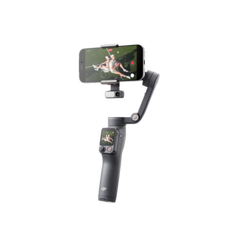 DJI Osmo Mobile 8P Advanced Tracking Combo Stabilizzatore per fotocamera per smartphone Nero