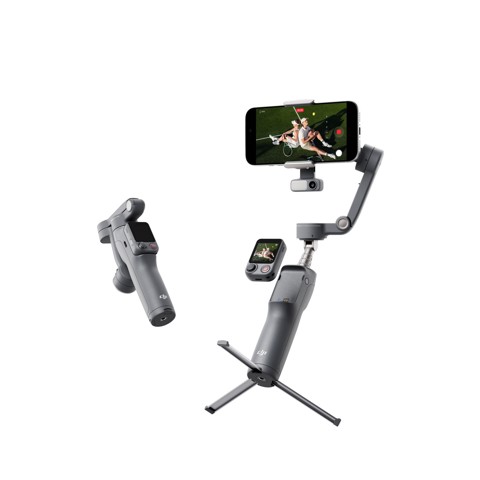 DJI Osmo Mobile 8P Advanced Tracking Combo Stabilizzatore per fotocamera per smartphone Nero