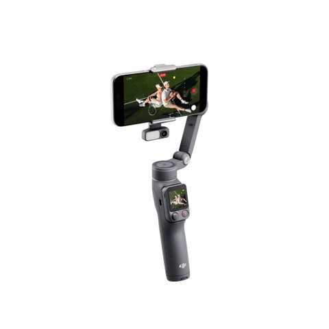 DJI Osmo Mobile 8P Advanced Tracking Combo Stabilizzatore per fotocamera per smartphone Nero