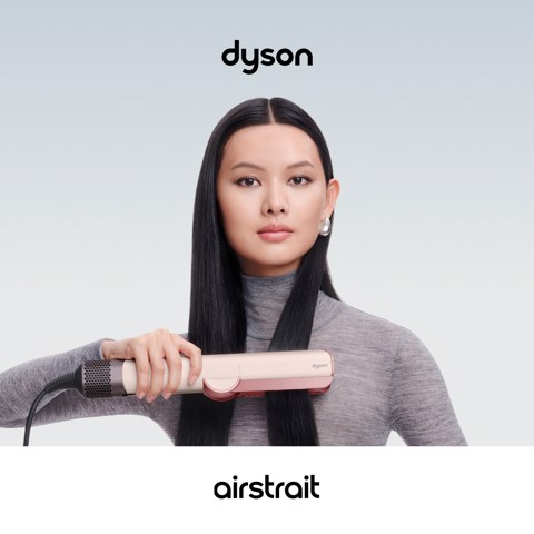 Dyson Airstrait Piastra per capelli Airflow Rosa 1600 W