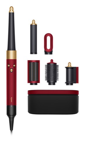 Dyson Airwrap i.d. Red Velvet and Gold Lisci e Mossi