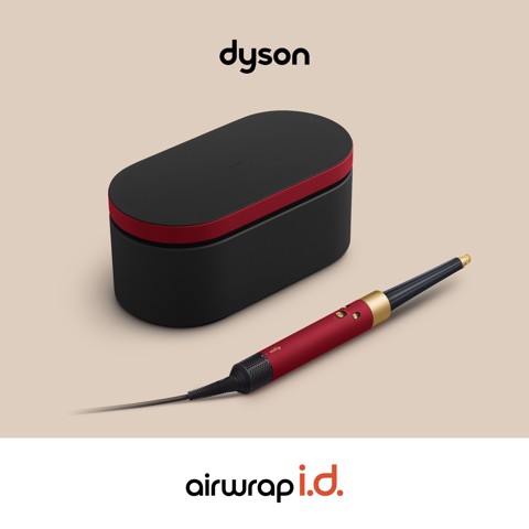 Dyson Airwrap i.d. Red Velvet and Gold Lisci e Mossi