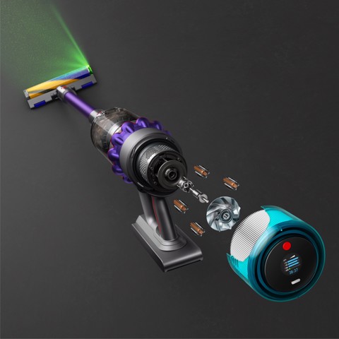 Dyson Gen5 Detect aspirapolvere senza filo Porpora Senza sacchetto