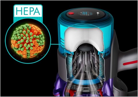 Dyson Gen5 Detect aspirapolvere senza filo Porpora Senza sacchetto