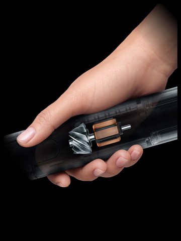 Dyson PencilVac Fluffycones Aspirapolvere elettrica Batteria Secco Senza sacchetto 0,8 L Nero, Grigio