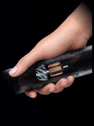 Dyson PencilVac Fluffycones Aspirapolvere elettrica Batteria Secco Senza sacchetto 0,8 L Nero, Grigio