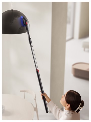 Dyson PencilVac Fluffycones Aspirapolvere elettrica Batteria Secco Senza sacchetto 0,8 L Nero, Grigio
