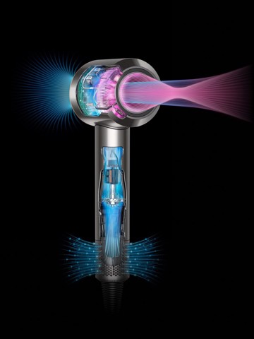Dyson Supersonic asciuga capelli 1600 W Blu, Rame