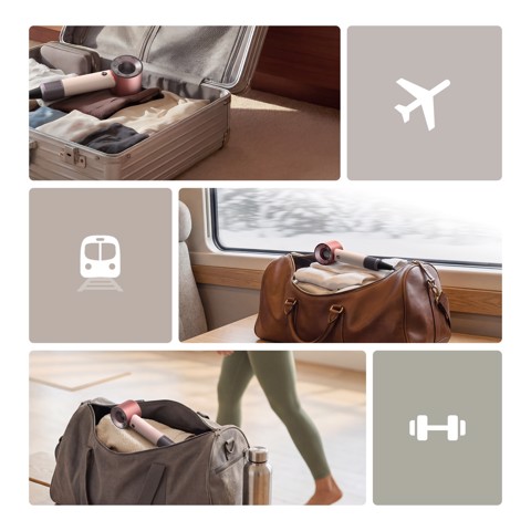 Dyson Supersonic Travel asciuga capelli 1220 W Rosa