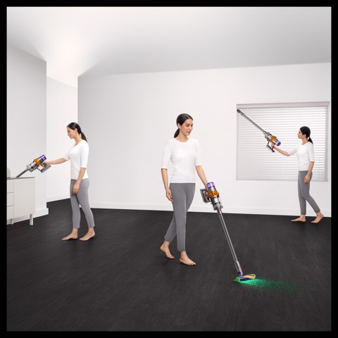 Dyson V15 Detect Absolute Aspirapolvere a bastone 2 in 1 Batteria Secco HEPA Senza sacchetto 0,77 L Acciaio inox
