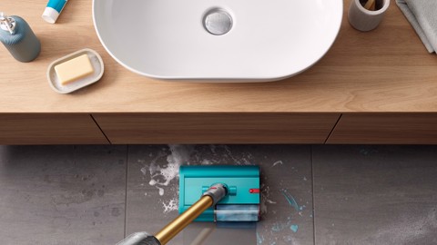 Dyson V15s Detect Submarine Nichel, Giallo Senza sacchetto