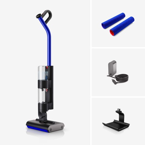 Dyson Wash G1 Aspirapolvere a bastone Batteria Bagnato Senza sacchetto Nero, Blu