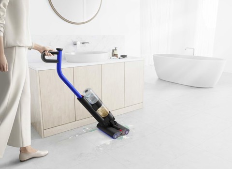Dyson Wash G1 Aspirapolvere a bastone Batteria Bagnato Senza sacchetto Nero, Blu