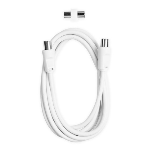 Ekon ECAN18MFW cavo coassiale 1,8 m 9.5 mm Bianco