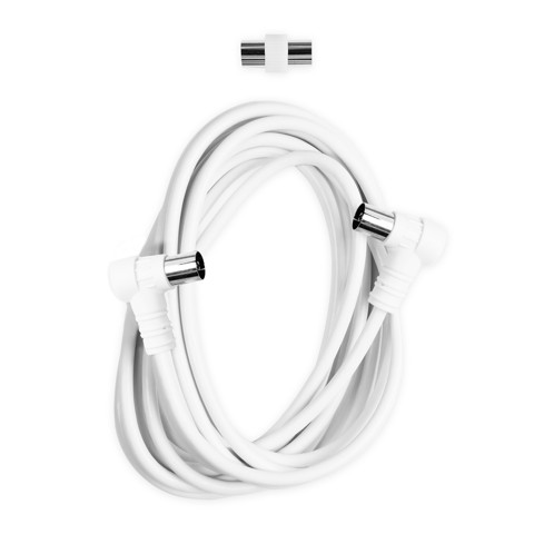 Ekon ECAN3090MFW cavo coassiale 3 m 9.5 mm Bianco