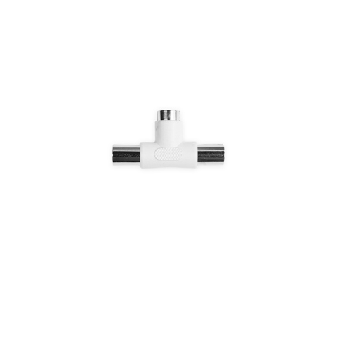 Ekon ECANSPLIT2M1F cavo splitter o combinatori Splitter per cavo Bianco