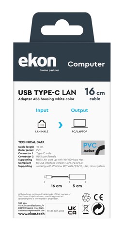 Ekon ECITTYCLANMF scheda di interfaccia e adattatore RJ-45