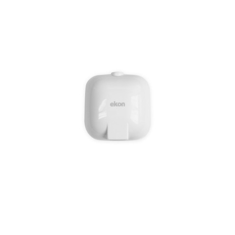 Ekon ECTELFIXSOCK3RJ11 cable gender changer Spina tripolare maschio RJ11 Bianco
