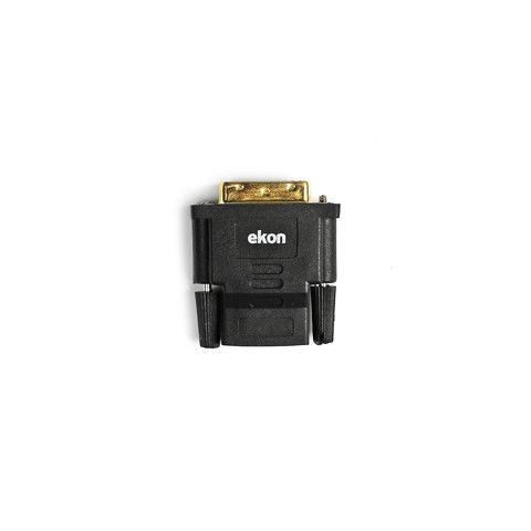 Ekon ECVDVIHDMIMFG cable gender changer DVI-D HDMI Nero
